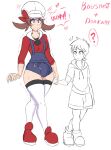  1boy 1girl futa lyra_(pokemon) pokemon 