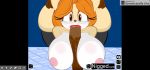 animated animated_gif ctrl-z fellatio game gif oral paizuri sega sonic_(series) vanilla_the_rabbit