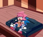 1girl amy_rose anthro big_penis breasts console dreamcastzx1 female furry hedgehog male male/female mammal megadrive nipples penetration penis rosy_the_rascal sega sega_mega_drive sex skirt small_breasts sneakers socks sonamy sonic_the_hedgehog vaginal vaginal_penetration