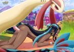 bbmbbf dark_skin gyaru milotic nessa_(pokemon) nintendo palcomix pokemon pokephilia pokepornlive rurina_(pokemon)