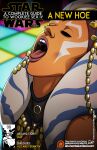 a_new_hoe ahsoka_tano alien alx_(fuckit) comic comic_page cover_page dark_skin fuckit_(artist) open_mouth star_wars star_wars_rebels