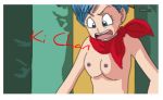  bulma dbz_super hair_blue oppai tagme 