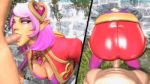  3d anal animated animated_gif doggy_position exga fellatio gif irrumatio oral paladins pov pov_ass skye_(paladins) source_filmmaker 