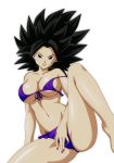 big_breasts breasts caulifla cleavage dannyjs611 dannyjs611_(artist) dragon_ball dragon_ball_super dragon_ball_z female lingerie saiyan solo tease