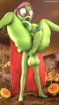  big_ass big_balls big_breasts big_nipples big_penis big_testicles friday_night_funkin green_shadow plants_vs_zombies plants_vs_zombies_heroes superhero zombie 