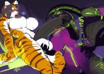 anthro big_breasts big_penis breasts eyewear feline furry futanari glasses kenno_arkkan mammal nipples nude penis qhala ratherdevious reptile scalie snake tiger zhali