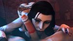  3d animated ass bioshock bioshock_infinite black_hair blue_eyes clothed_female_nude_male elizabeth_(bioshock) garterbelt hand_on_thigh kiss_mark lipstick lipstick_mark lipstick_on_penis looking_at_viewer nail_polish panties penis pov pov_eye_contact red_lipstick source_filmmaker spread_legs sucking sucking_testicles testicle_sucking testicles tin-sfm top-down_bottom-up uncensored webm 