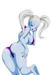  ass big_ass big_breasts bikini breasts dannyjs611 dannyjs611_(artist) dragon_ball dragon_ball_super dragon_ball_z female looking_at_viewer looking_back marcarita solo swimsuit tease 