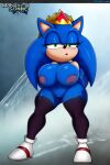 1girl ai_generated female_only genderswap genderswap_(mtf) mobian_(species) mobians.ai sega sonic_the_hedgehog sonic_the_hedgehog_(series) super_crown