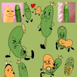  1female 1male 2026 batata_(brubs) brazilian brubs bucketaroo cucumber fellatio masturbation pepino_(brubs) potato reference_image sex sketch tentacle_penis vegetable 