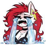  1girl 1girl 1girls anthro bad_bitch big_breasts big_breasts big_ears big_eyelashes bitch black_bra black_clothing black_lips black_markings black_sclera bra breasts busty_female cat_ears cat_girl catgirl chocker cleavage colored cross_earrings crying crying_with_eyes_closed cute digital_media_(artwork) earring fanart felid feline felis female_anthro female_focus female_furry female_only fur furry furry_female furry_only golden_earrings goth goth_furry goth_girl heart infie infie_(snfw) lips long_hair mammal marking markings markings_on_face mature mature_female necrolourian_(species) no_ai non-human non_explicit nose oc open_mouth original original_character red_eyes red_hair red_long_hair redhead redhead_female redheaded_female sfw sfw_version slut snfw snfw_(artist) solo_female sticker symbol symbol_on_chest tattoo tattoo_on_chest tears teeth tongue white_fur white_skin whore xelfaye 