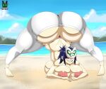  alternate_version_available asian asian_female big_breasts gorillaz huge_ass hyper_ass jack-o_pose japanese japanese_female mask masked masked_female midorimocks noodle_(gorillaz) noodle_(plastic_beach) rtenzo semi_nude tight_clothing 