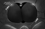 2026 2boys anonymous_male ass ass_shake ass_to_viewer bulge bulge_through_clothing buttock coming_out_of_tv computer computer_monitor dark-skinned_femboy dark-skinned_male dark_skin digital_drawing_(artwork) digital_media digital_media_(artwork) faceless_male fat_ass femboy freckles freckles_on_ass jayden_(fazzinart) monitor monochrome no_pants panties pc pov pov_ass through_screen wide_ass wide_hips