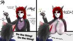  1boy 1boy1girl 1girl 1girls anthro areola areola big_breasts big_breasts big_breasts big_ears big_eyelashes big_nipples black_clothing black_lips black_markings black_sclera blue_coat bolts boobs?_wanna_touch_boobs? breasts breasts_bigger_than_head breasts_visible_through_clothing breasts_visible_through_shirt breedable busty_female cat_ears cat_girl catgirl clothing coat collar colored cross_earrings cute device digital_media_(artwork) ear ear_tuft earrings english_text enormous_boobs enormous_breasts enormous_tits explicit felid feline felis fur furry furry_character furry_male gem golden_earrings goth goth_furry goth_girl gray_hair grin heart huge_breasts huge_nipples infie infie_(snfw) lips male male_furry mammal marking markings markings_on_face massive_boobs massive_breasts massive_tits mature mature_female meme mommy_milkers musk musk_clouds musky musky_breasts nails necrolourian_(species) nervous_smile nervous_sweat nipples nipples_outline non-human nose nsfw oc original original_character plump_nipples pointy_ears purple_clothing red_eyes red_hair red_nails redhead_female redheaded_female s.g.n_(snfw) snfw snfw_(artist) surprised surprised_expression surprised_look sweat sweatdrop sweaty sweaty_body sweaty_breasts sweaty_female symbol symbol_on_chest table tattoo tattoo_on_chest text white_background white_fur white_skin yuri 