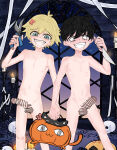 2boys bar_censor basil_(omori) nude omori penis sunny_(omori) yaoi