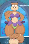 sandy cheeks from nickelodeon by usnarbit
