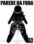 1girl 1girls after_anal after_rape after_sex after_vaginal ai_generated amputee anus ass backboob big_breasts breasts cum cum_drip cum_in_ass cum_in_pussy cum_on_ass cum_pool cum_string dialogue edit excessive_cum facing_away from_behind gaping long_hair minimalist monochrome notes_translation nude pernalongapirata photoshop pictogram portuguese portuguese_dialogue portuguese_text pussy silhouette speech_bubble stick_figure stickwoman text twin_tails wall_sex watermark white_background