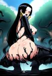  1girl ai_generated ass boa_hancock forest long_hair masturbation nude one_piece sex symbiote tentacle 