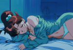  1girl adult_swim alluring bed bedroom bishoujo_senshi_sailor_moon bishoujo_senshi_sailor_moon_r bishoujo_senshi_sailor_moon_r_the_movie bishoujo_senshi_sailor_moon_s bishoujo_senshi_sailor_moon_s_the_movie bishoujo_senshi_sailor_moon_supers bishoujo_senshi_sailor_moon_supers_the_movie bra brown_hair closed_eyes makoto_kino on_bed pajama_shirt pajamas panties sleeping stray_pig_(artist) toei_animation toonami viz_media 