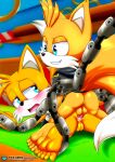  2boys anal anal_sex barefoot bbmbbf dragonsoul2875 feet fox gay_sex humanoid_feet male male/male miles_"tails"_prower mobian_(species) mobius_unleashed netflix nine_(sonic_prime) palcomix sega soles sonic_prime sonic_the_hedgehog_(series) tails_nine tails_the_fox yaoi 