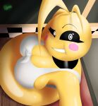 1girl absurd_res animatronic animatronic_female beakless big_belly big_breasts chicken chicken_girl chubby chubby_cheeks chubby_female endyova fat_female five_nights_at_freddy's five_nights_at_freddy's_2 fnaf obese obese_female overweight overweight_female phasianid plump robot robot_girl scottgames toy_chica_(fnaf) yellow yellow_skin