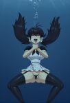  1girl 1girl 1girls ai_generated asphyxiation drowned drowning peppina_and_the_magical_tower_of_pizza peppina_ramen_(ketartdragon) sexfightfun suffocation underwater 