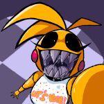  1girl 1girl animatronic animatronic_female anongil9909 beakless chicken chicken_girl five_nights_at_freddy's five_nights_at_freddy's_2 five_nights_at_frickbears five_nights_at_frickbears_3 fnaf imminent_vore maw mawshot phasianid pov robot robot_girl scottgames sharp_teeth toy_chica_(fnaf) vore yellow yellow_skin 