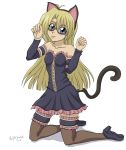 cat_ears cat_tail catgirl rebecca_hawkins rebecca_hopkins shuffledyandere yu-gi-oh! yuu-gi-ou yuu-gi-ou_duel_monsters