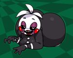 1girl 1girl 1girls animatronic animatronic_female beakless big_ass chicken chicken_girl cosplay five_nights_at_freddy's five_nights_at_freddy's_2 fnaf light-skinned_female makeup marionette_(fnaf) mscyan phasianid puppet puppet_(fnaf) robot robot_girl scottgames solo_female solo_focus toy_chica_(fnaf) yellow yellow_skin 