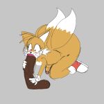  2boys anthro ass balls big_ass big_penis bimbo_lips canid canine cozy_rael dark_skin disembodied_penis face_fucking fellatio femboy feminine_tails fox heart-shaped_pupils holding_penis huge_ass huge_cock hugging hyper_penis large_penis male male/male male_only miles_"tails"_prower oral saliva sega sega small_penis sonic_the_hedgehog_(series) tails_the_fox thick_thighs wide_hips yaoi 