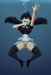  1girl 1girl 1girls ai_generated asphyxiation drowned drowning peppina_and_the_magical_tower_of_pizza peppina_ramen_(ketartdragon) sexfightfun suffocation underwater 