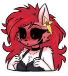  1girl 1girl 1girls 2026 anthro bad_bitch big_breasts big_breasts big_ears big_eyelashes black_bra black_choker black_clothing black_lips black_markings black_sclera blush blush blush_lines blushing_female bra breasts busty_female cat_ears cat_girl catgirl chocker cleavage colored cross_earring cute digital_media_(artwork) earring fanart felid feline felis female_anthro female_focus female_only fur furry furry_female furry_only golden_earring goth goth_furry goth_girl heart horny horny_female infie infie_(snfw) long_hair long_red_hair mammal marking markings markings_on_face mature mature_female mouth_open neck necrolourian_(species) no_ai non-human non_explicit nose oc open_mouth original original_character red_eyes red_face red_hair redhead redhead_female redheaded_female sfw sfw_version shocked shocked_expression shocked_female shoulders slutty_female snfw snfw_(artist) solo_female sticker sweat sweatdrop sweating symbol symbol_on_chest tattoo tattoo_on_chest touching_breast touching_breasts white_fur white_skin xelfaye young young_female 