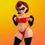  ass bra elastigirl latex_boots ready_to_fuck the_incredibles thighs thong 