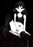 bottomless monochrome omori omori_(character) penis