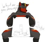  commission commissioner_upload dialogue flirting furry furry_ears furry_male furry_only 