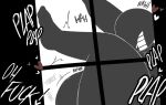 2boys anonymous_male big_thighs convenient_censoring femboy gay_sex jayden_(fazzinart) legs legs_up missionary missionary_position moaning moaning_in_pleasure monochrome on_bed plapping silhouette thrusting thrusting_hard thrusting_into_ass window yaoi