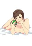 alluring big_breasts completely_nude fappalaka hammie_(uchuu_sentai_kyuuranger) holding_orb hot kunoichi on_bed sexy super_sentai uchuu_sentai_kyuuranger