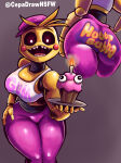  1girl 1girl 1girl 1girls animatronic animatronic_female beakless cebollitaf7 chicken chicken_girl cupcake_(fnaf) five_nights_at_freddy's five_nights_at_freddy's_2 fnaf hubba_bubba hubba_bubba_bubble_butt novelty_pants phasianid robot robot_girl scottgames solo_female tagme toy_chica_(fnaf) yellow yellow_skin 