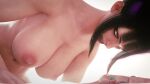  1boy 1girl 1girls 3d big_breasts black_hair blender capcom forsavide implied_sex juri_han male nipples nude painted_nails purple_eyes sex street_fighter street_fighter_6 