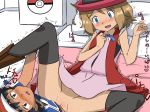 ash_ketchum furanshisu pokemon pokemon_(anime) satoshi_(pokemon) serena serena_(pokemon) x-ray