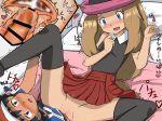 ash_ketchum furanshisu pokemon pokemon_(anime) satoshi_(pokemon) serena serena_(pokemon) x-ray