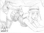  1girl 2017 aaa aaaninja aaaninja_(artist) all_fours beastiality interspecies monochrome panties panties_aside pokemon pokemon_(anime) pokemon_xy porkyman raised_eyebrow serena serena_(pokemon) sketch watermark zebra zebstrika 