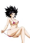 ass big_ass big_breasts bikini breasts caulifla cleavage dannyjs611 dannyjs611_(artist) dragon_ball dragon_ball_super dragon_ball_z female nipples saiyan solo swimsuit