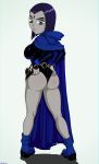 big_breasts breasts dat_ass dc_comics dcau fuckable grey_skin insanely_hot leotard purple_eyes purple_hair raven_(dc) shadman teen_titans