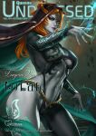 1girl 1girl 1girl abs alluring athletic_female big_breasts big_breasts cleavage dandon_fuga female_abs female_only fit_female looking_at_viewer magazine_cover midna nintendo orange_hair pinup red_eyes the_legend_of_zelda toned toned_female twili twili_midna twilight_princess