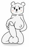  1futa 2017 anthro bear big_balls big_breasts big_penis blush breasts cartoon_network dickgirl digital_media_(artwork) erection eyelashes futa_only futanari genderswap huge_cock humanoid_penis intersex mammal mr.under nipples nude penis simple_background solo_futa teri_(tawog) testicles the_amazing_world_of_gumball 