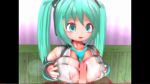 3d miku_hatsune mosaic_censoring paizuri penis pornhub pov smile upper_body vocaloid