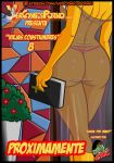  ass_focus church croc_(artist) marge_simpson see_through the_simpsons yellow_skin 