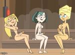 3futas bandanna bigtyme blonde_hair blue_eyes bridgette_(tdi) cartoon_network dickgirl futanari gwen_(tdi) hourglass_figure huge_breasts kerchief lindsay_(tdi) long_blonde_hair long_hair nude_futanari striped_hair thick_ass thick_legs thick_thighs total_drama_island two_tone_hair wasp_waist