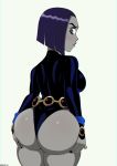 ass big_ass dat_ass dc_comics dcau goth grey_skin huge_ass leotard looking_back purple_eyes purple_hair raven_(dc) shadman teen_titans